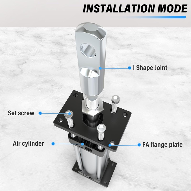 TAILONZ PNEUMATIC M12*1.25 Female Thread I Shape Joint Cylinder Accessories