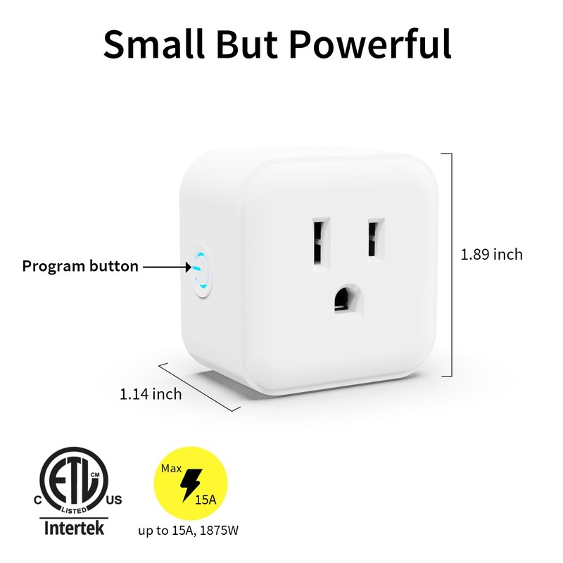 Minoston 800 Z-Wave Plug with Energy Monitoring, Z-Wave Plus Mini