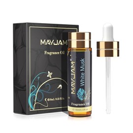 MAYJAM MAYJAM Wei?er Moschus Duft?l 10ML, Premium Wei?er Moschus?lfr ?therische ?le Diffusor, Aromatherapie, Haus, ?lbrenner