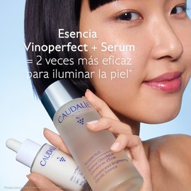 Caudalie Vinoperfect Esencia Glicólica Iluminadora, Tónico Exfoliante con + Vinoperfect Serum Facial Resplandor Antimanchas, Alternativa Vitamina