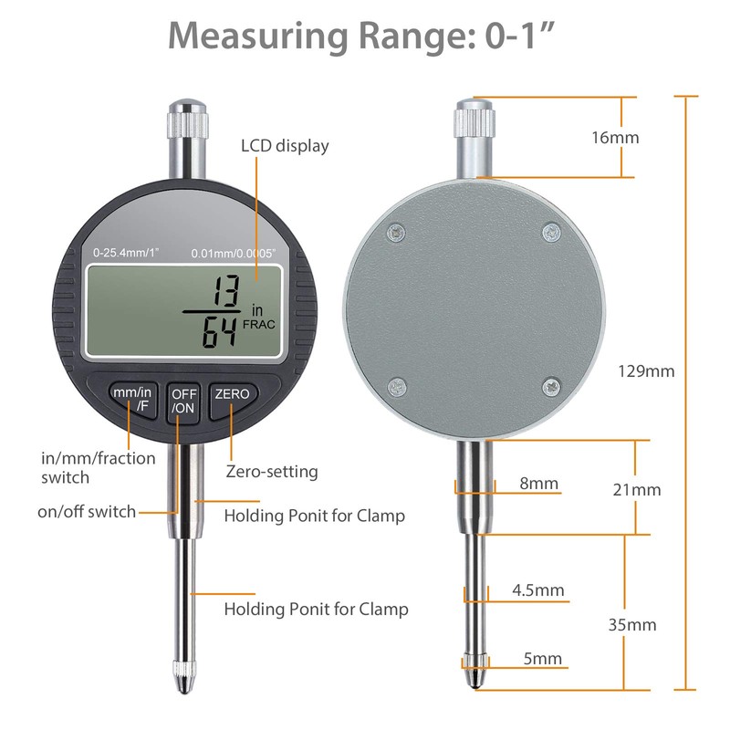 Neoteck Digital Dial Gauge