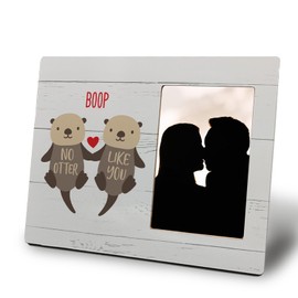 Mancheng-zi No Otter Like You Picture Frames, Love Gifts for Her, Valentines Gifts for Her Girlfriend, Anniversary Wedding Gifts for Wife Couple, Sea Otter Gifts, Love 4x6 Picture Frame