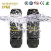 Conector de cable eléctrico IP68 impermeable de 2 vías para
