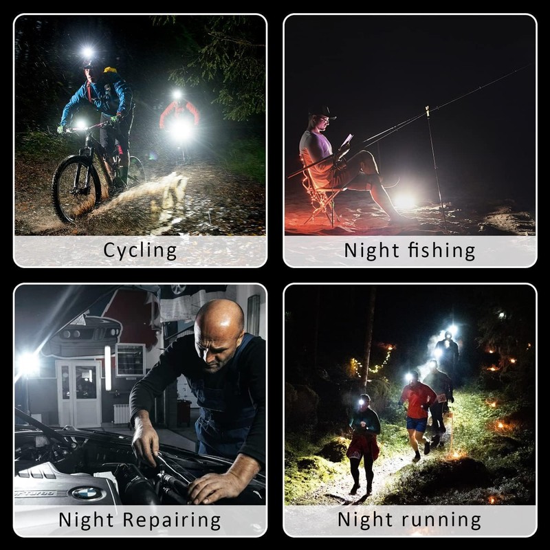 RETZLA Cob Keychain Work Light Keychain Flashlight 4 Light Modes,