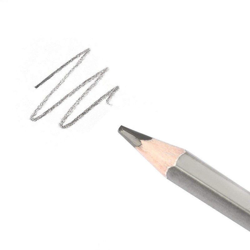Walfront Drawing Pencils, 24 Pieces, 9H-14B Sketching and Drawing Pencils,