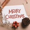 CraftStar Merry Christmas Stencil - Hand Written Style Mylar Template