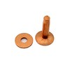 C.S. Osborne Set of 12 Copper Rivets & Burrs #1700-14