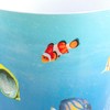 Allure Home Creation Under The Sea Fish Plastic Wastebasket Compact