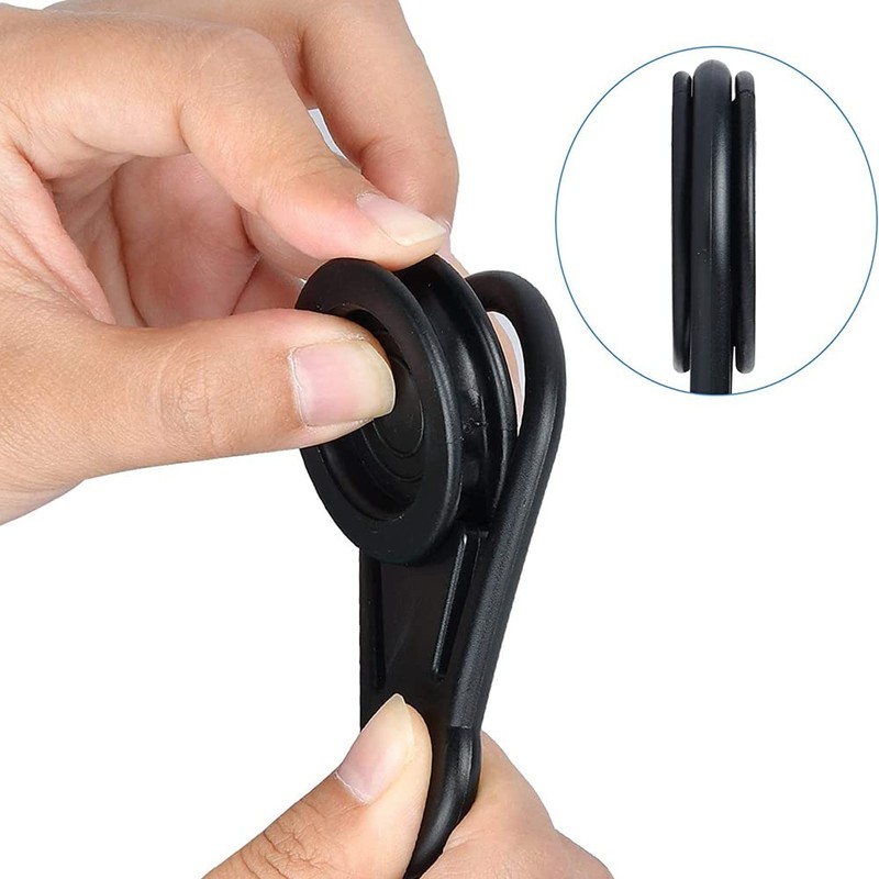 Yeruvce Tarp Grabbers Movable Tarp Clips for Outdoor Camping Tent