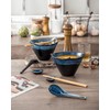 UNICASA Japanese Ramen Bowl Set with Chopsticks, Spoons and Rests,