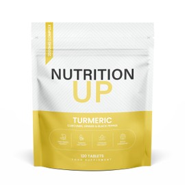 Turmeric Tablets 2000mg with Black Pepper & Ginger – 120 High Strength Curcumin Supplement – Enhanced Absorption - Supports Digestion & Joints - UK Made