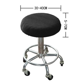 BESPORTBLE Office Stool Cover Stretch Chair Cover Washable Chair Cover Stretch Protective Cover Seat Cover for Bar Bistro Protector Rotating Protective Cover Chair Protector