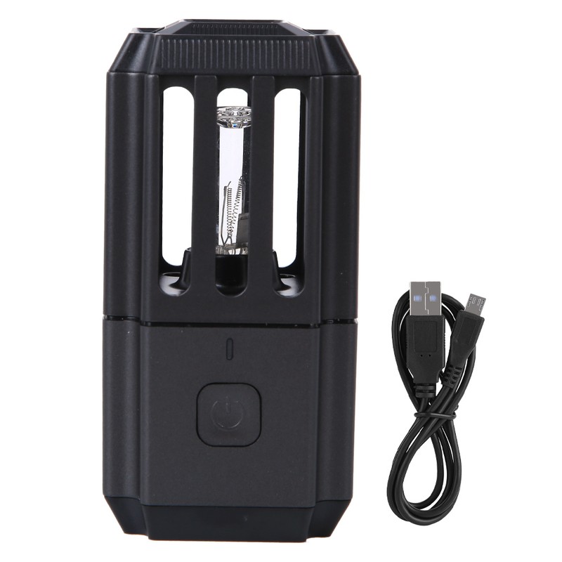 Portable UV Light Tool ABS Black Rechargeable Built In Battery