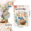 Welcome Easter Garden Flag Seasonal Garden Flags Easter egg bunny