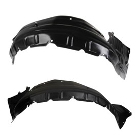 TRQ Inner Fender Liner Set Compatible with 2001-2002 Mitsubishi Montero MI1248112 MI1249112