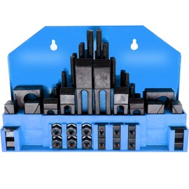 HFS(R) 58 Pieces 5/8" T-Slot Hold Down Clamp Clamping Set Kit for Use with Bridgeport mills (5/8" Slot 1/2"-13 Stud)