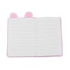 ZGMYC Plush Bunny Notebook Diary for Girls Kids A5 Lined