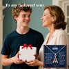 To My Son Necklace Gifts From Mom Baseball Chain Gold