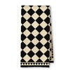 ArtisaEura Boho Neutral Checkered Kitchen Towels, Beige and Black Checkered