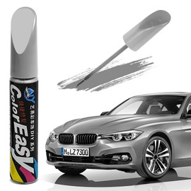 Rebvugr Touch Up Paint for Cars, Car Scratch Repair, Professional Automotive Paint Scratch Repair, Universal Car Accessories Lasting Auto Scratch Remover Quick Drying, Easy to Use (Silver)