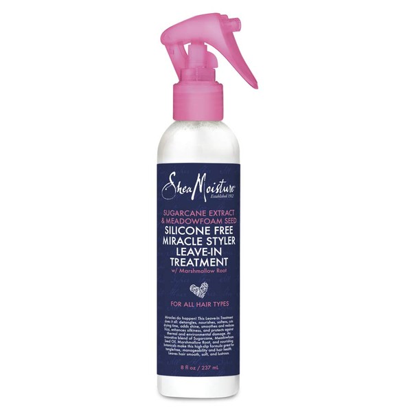 Shea Moisture Sugarcane Extract and Meadowfoam Seed Silicone Free Miracle Styler By Shea Moisture for Unisex - 8 Oz Treatment, 8 Ounce
