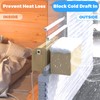 Forestchill 2 Pcs Window Air Conditioner Cover for U-shaped Window