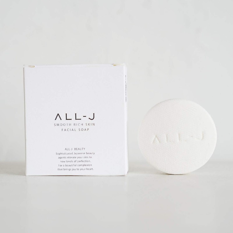 ALL-J Smooth Rich Skin Facial Soap, 2.1 oz (60 g),
