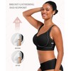 FeelinGirl Post Surgery Bra Front Closure Compression Bra Wirefree Mastectomy