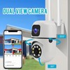 Camera Home Security, Outdoor Camera Dual Lens, WiFi Human Detection,
