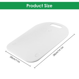 Kinberry Sliding Board for Thermomix TM6 TM5V - Quick Moving Rolling Board for Thermomix Vorwerk Food Processor TM 6 Accessories Underlay Board (White)