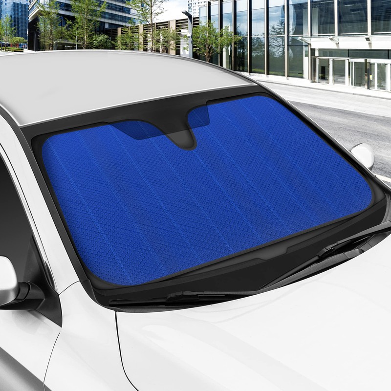 Motor Trend Front Windshield Sun Shade - Jumbo Accordion Folding