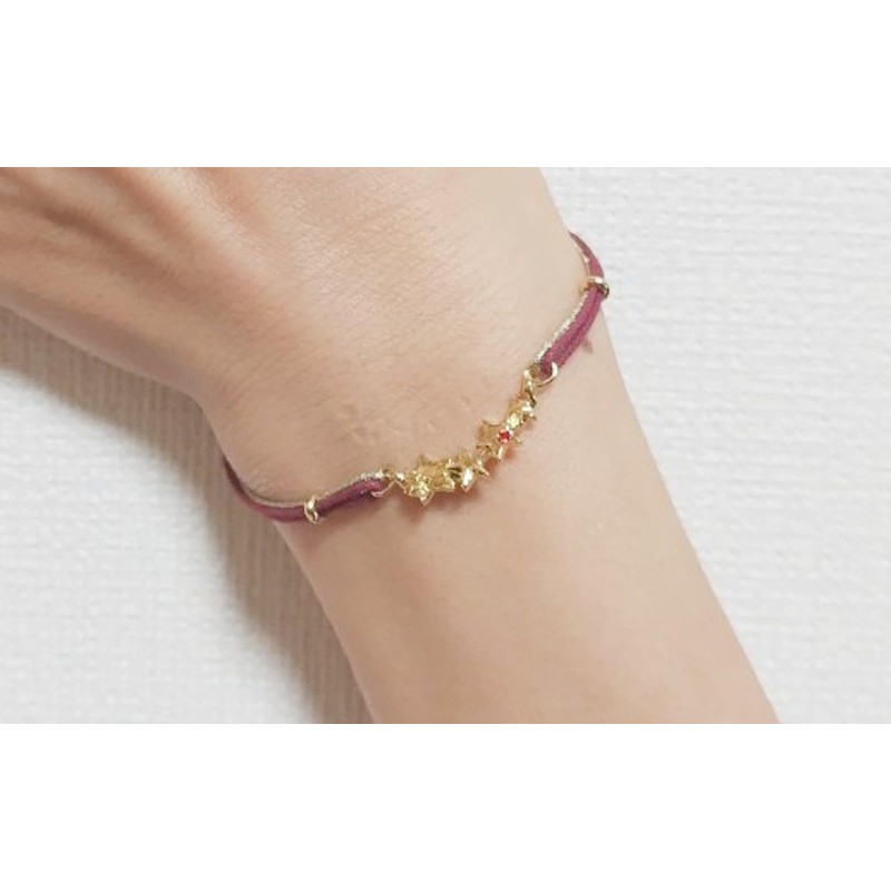 Takumi Star Charm Breath II Red Wrist Circumference Approx. 5.5