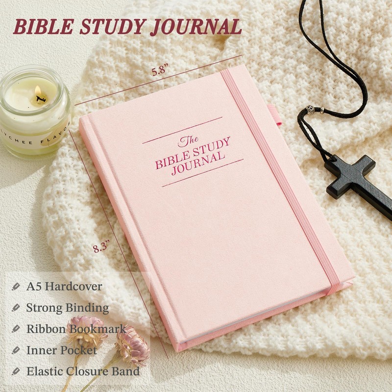 JUBTIC Bible Study Journal - Prayer Journal for Woman Church