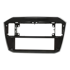 tomzz Audio 2457-040-2 Radio Faceplate Compatible with VW UP from 2017 Seat MII Skoda City Go from 2020 Piano Black