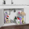OCG Under Sink Cabinet Organizer Two Tier Pull Out Shelf
