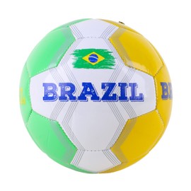 Toyland® Country Themed Football (4lbs/Size 2) - World Cup 2022 Football Party - Outdoor Toys (Brazil)