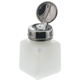 Menda Scientific Prods 35305 One-Touch Square Bottle, 1" Height, 1" Wide, 1" Length, 4 Fluid_Ounces, HDPE, Natural