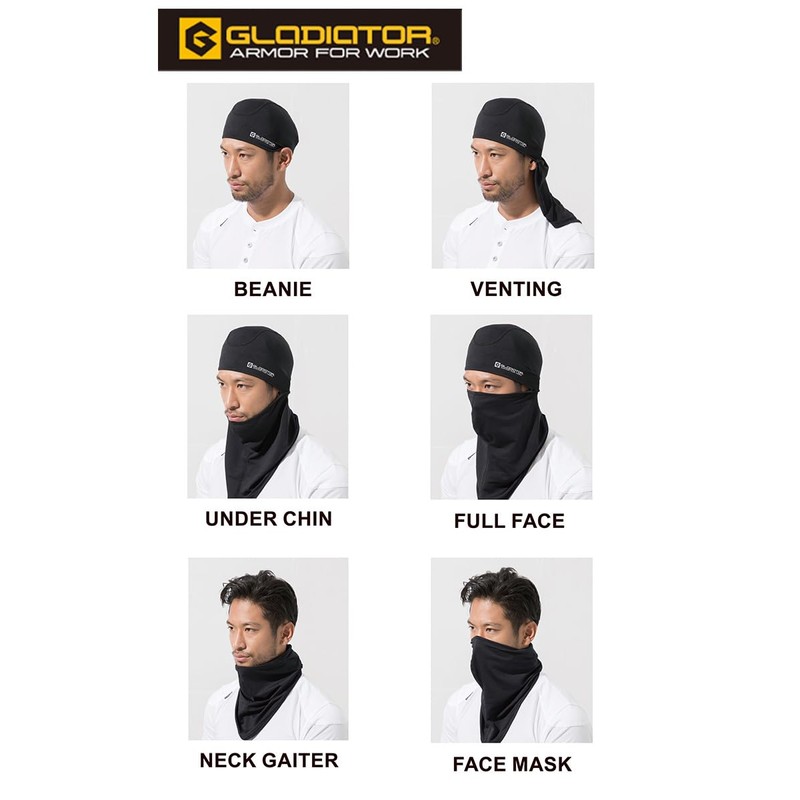 Musashino Uniform GLADIATOR G-234 G-234 Odor Clear Deodorizing Balaclava Work