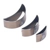 3PCS Cutting Die Set Alloy Steel Curved Moon Shape Hollow