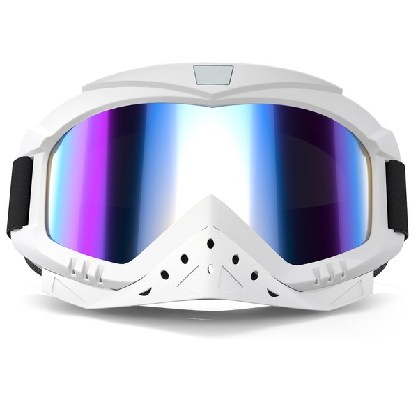 Motorcycle Goggles, Dirt Bike Goggles, ATV Windproof Racing Goggles, for