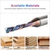 SpeTool 1/8 Inch Spiral Router Bits Up Down Compression Bit