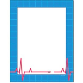 Heartbeat Letterhead Letterhead Laser & Inkjet Printer Paper (100 Pack)