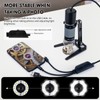 Bysameyee 1080P USB Microscope with Metal Stand, 50X-1000X Handheld Digital