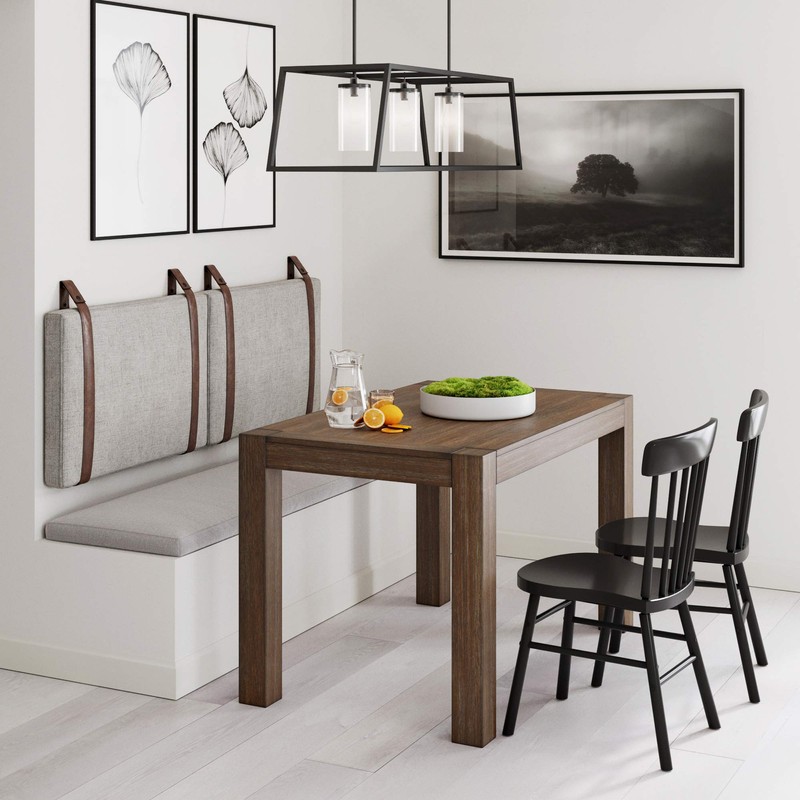 Nathan James Harlow Wall Mount Headboard, Queen, Gray