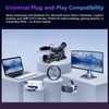 Fiber Optic USB C Cable Right Angle(50ft),10Gbps High Speed Data
