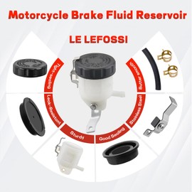 Motorcycle Front Brake Master Cylinder Brake Pump Tank Oil Cup Fluid Bottle Reservoir w/Bracket Aftermarket Part Compatible with for Suzuki GSXR 600 GSXR 750 GSXR 1000 2006 2007 2008 2009 2010 up