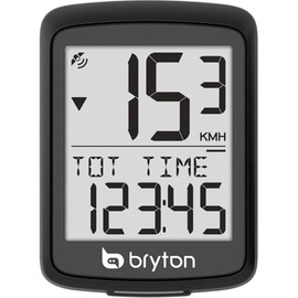 Bryton GO ciclo computer GPS con display da 2.5", supporto satellitare GNSS completo, autonomia fino a 30 ore, nero