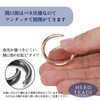 Hiro World Trade Carabiners 10 Pcs 26mm 40mm Round Key