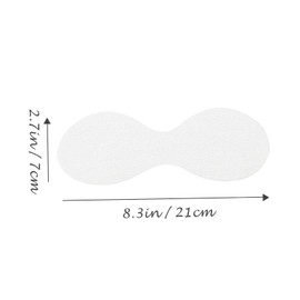 Minkissy 200pcs Disposable Eye Mask Paper Soft Cotton Moisturizing Eye Pads for Hydration and Care for Diy Skin Treatments and Spa Use