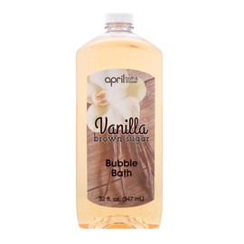 April Bath & Shower Vanilla Brown Sugar Bubble Bath 32 fl oz (Packaging may vary)